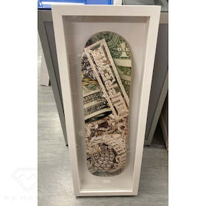 Supreme Bling Skateboard Deck Green Framed