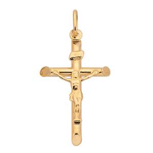 Jewellery: 9ct Sacred Light Crucifix Pendant