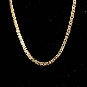 Jewellery: 9ct Italian Franco Chain