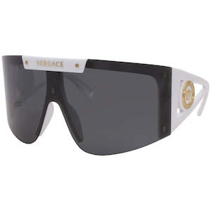 Versace: Versace BBB White Sunglasses