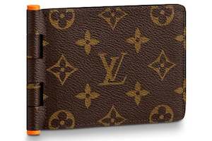 Louis Vuitton Multiple Wallet Monogram Solar Ray Orange Brown