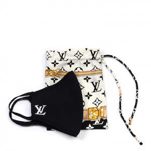 Louis Vuitton Knit Face Mask Black