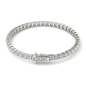 18ct White Gold Diamond Bracelet