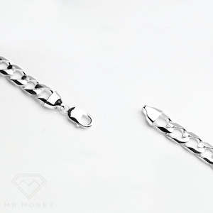 Curb Link Sterling Silver Chain