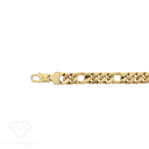 9ct Mens Figaro Bracelet