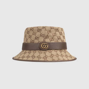 Gucci GG Canvas Bucket Hat Beige Brown