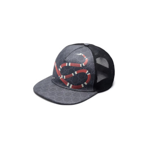 GUCCI Kingsnake print GG Supreme baseball hat