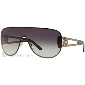 Versace Greek Key Medusa Temple Sunglasses