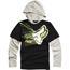 BOYS ONLY SPILLAGE 2FER HOODY BLACK / Fox