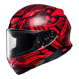 Shoei Helmets 1: Shoei NXR2 Helmet - Beaut TC1 White / Black / Red