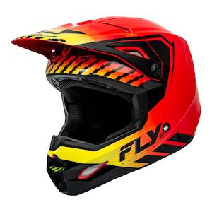 Fly Racing 2024 Kinetic Menace Helmet - Red / Black / Yellow