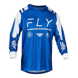 Fly Racing 1: Fly Racing 2024 F-16 Jersey - True Blue / White