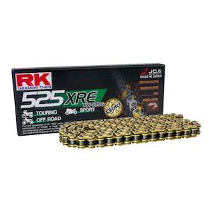 RK Chain GB525XRE x Gold XW-Ring