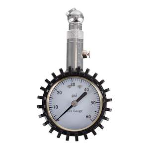 Whites Motorcycle Parts: Whites Analogue Tyre Pressure Gauge 0-60 PSI