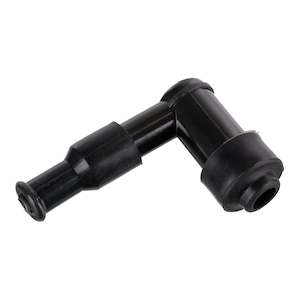 Whites Spark Plug Cap - Replaces LB05E - Right Angle - Black