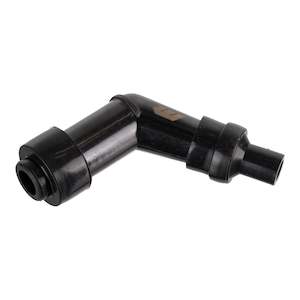 Whites Spark Plug Cap - Replaces VB05F - Angled - Black