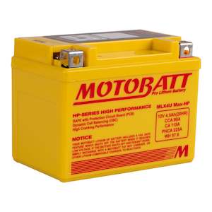 Motobatt Pro Lithium Battery MLX4U Max HP *10