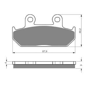 GOLDfren Brake Pads - S3 Sintered Sports