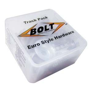 Bolt Motorcycle Hardware: BOLT EURO TRACK PACK RETAIL 6 PACK -- SAVE 20%