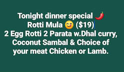 Takeaway food: Rotti mula