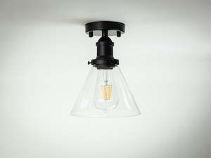 Mr Fix with 19cm Funnel Glass Shade