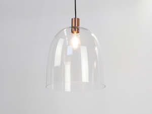 35cm Glass Cloche Fergus Pendant