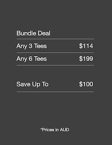 Clothing wholesaling: Tee Bundle Deal