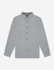 Clothing wholesaling: Oxford Check Long Sleeve Shirt - Navy Gingham