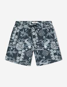 Clothing wholesaling: Active Short - Indigo Koi