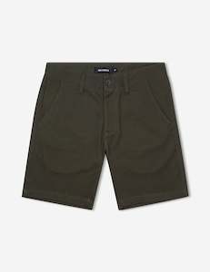 Clothing wholesaling: Taylor Stretch Chino Short - Dark Green