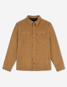 Clothing wholesaling: Quilted Cord Jacket - Camel