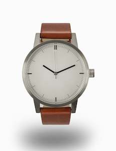 Clothing wholesaling: Kent 38mm Watch - Silver/White/Tan