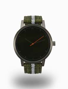 Kent 42mm Watch - Silver/Olive/Olive