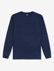 Clothing wholesaling: Heavy Weight Longsleeve Tee - Navy