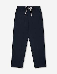 Burbank Linen Pant - Navy