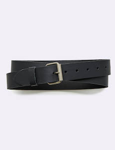 Clothing wholesaling: Simple Leather Belt - Black