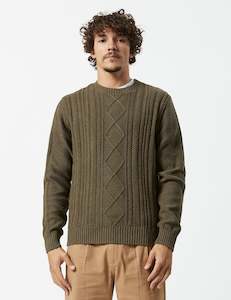 Oslo Cable Knit - Fatigue