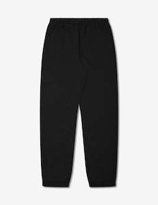 Simple Fleece Trackpant - Black