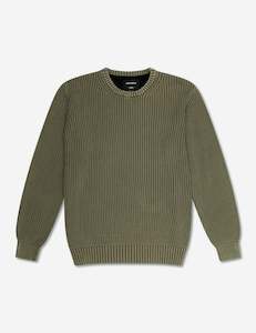 Clothing wholesaling: Fisher Chunky Organic Knit - Fatigue