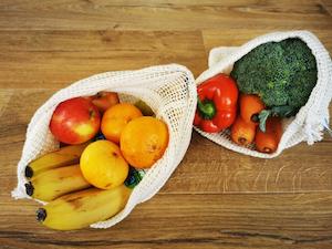 Reusable produce bags (2pk Medium)