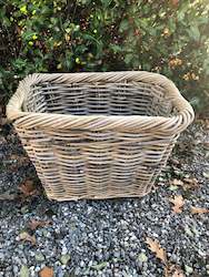 Homewares: Cane basket shaped small