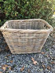 Homewares: Cane basket shaped medium