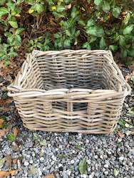 Cane basket storage