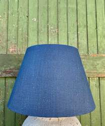 Navy Linen Lampshade