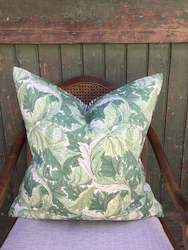 William Morris Acanthus Leaf Cushion