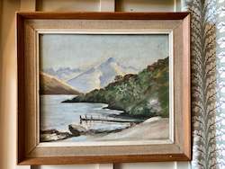 Original oil painting of Queenstown