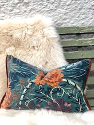 Homewares: William Morris Velvet Cushion