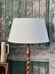 Taupe Gingham Shade