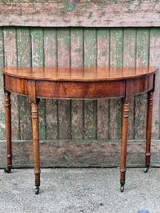 Antique Demi Lune Table