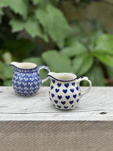 Homewares: Small Polishware Creamer 'Hearts'